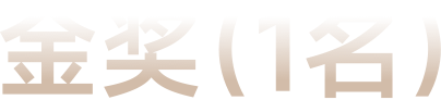 金奖（1名）