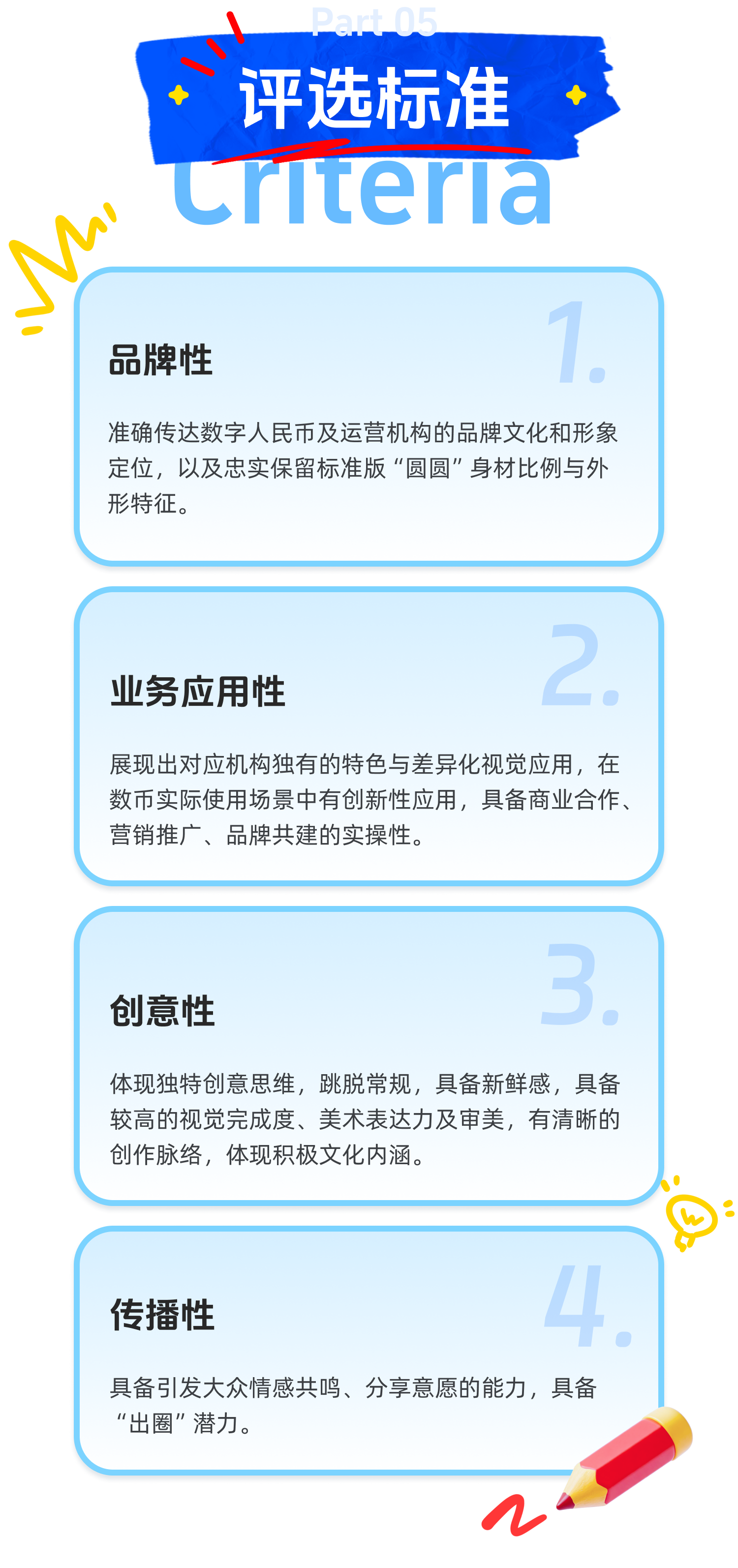 评选标准