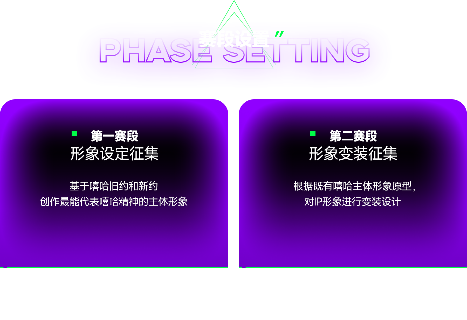 阶段设置